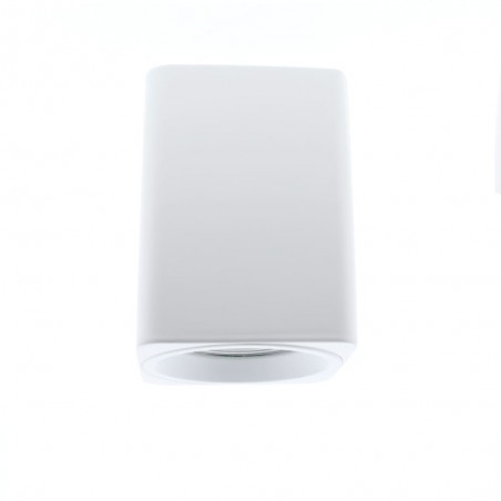 Foco Flin 1xGU10 blanco visto de perfil