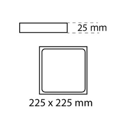 Downlight LED Kaju SPF 30W 4200K Cuadrado Blanco