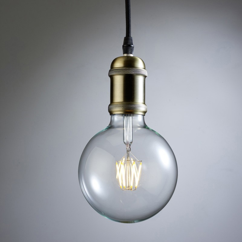 Portalámparas Colgante Cuero