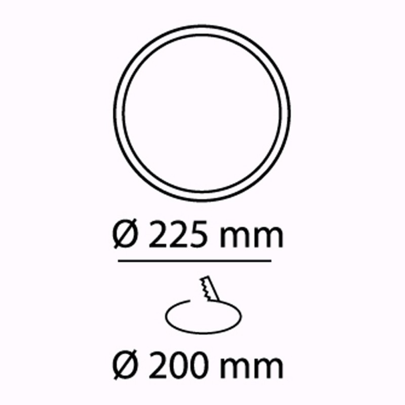 Downlight LED 30W Redondo Kaju Cuero