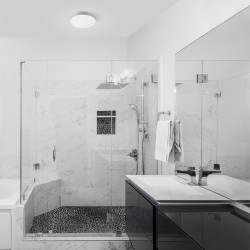 Plafón LED IP44 30W Redondo Kaju Cromo