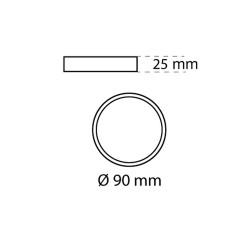 Downlight Superficie Kaju Blanco 8W 680Lm