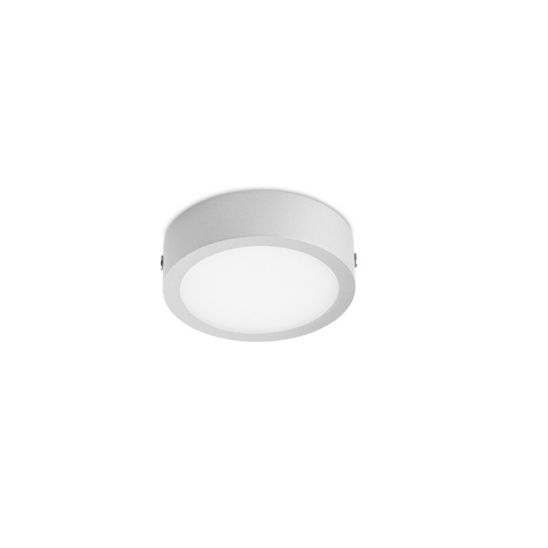 Downlight Superficie Kaju Gris 8W 680Lm