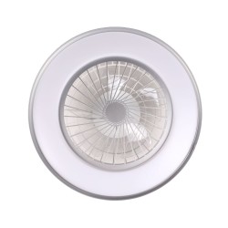 Yoli Silver LED DC Ceiling Fan 40W 2800lm 3CCT Dimmable