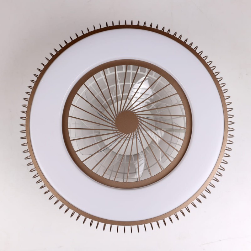 Ventilador DC Mirabel 40W 2800lm CCT-DIMM visto de planta