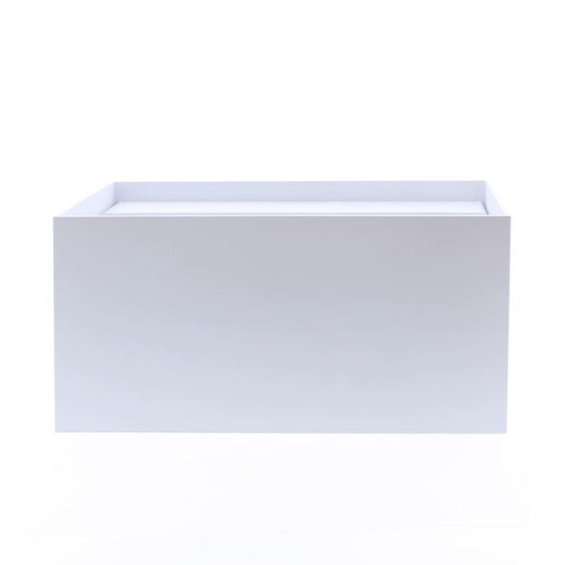 Aplique IP54 Cube led 4x5W 4000K blanco vista frontal