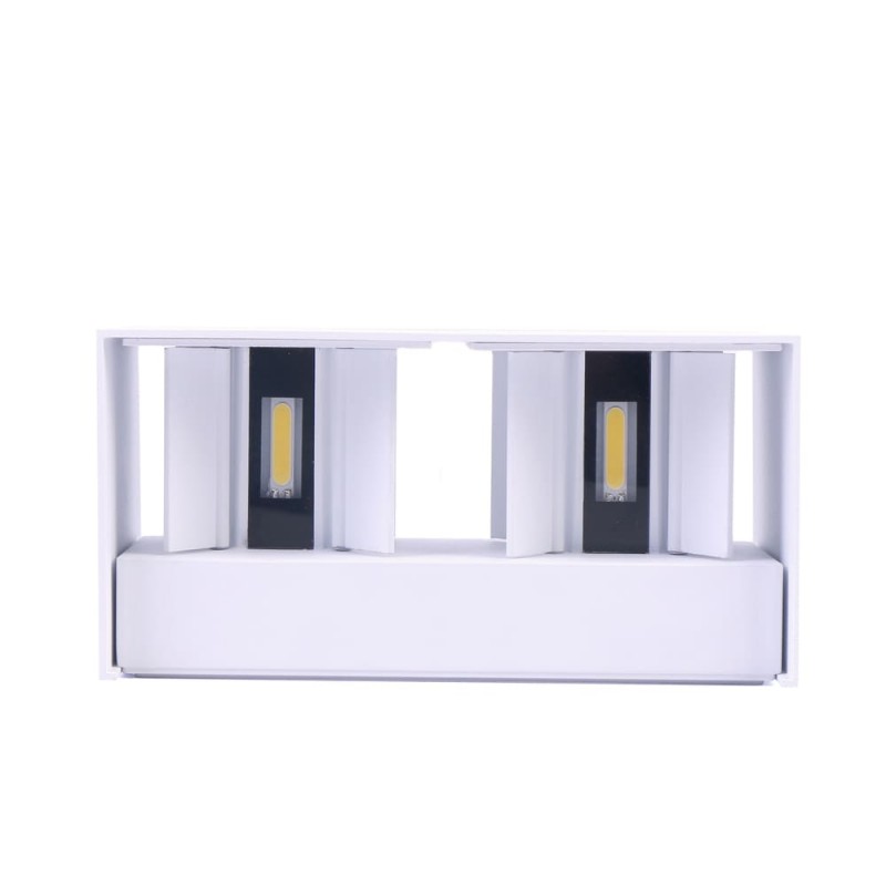 Aplique IP54 Cube led 4x5W 4000K blanco vista de planta