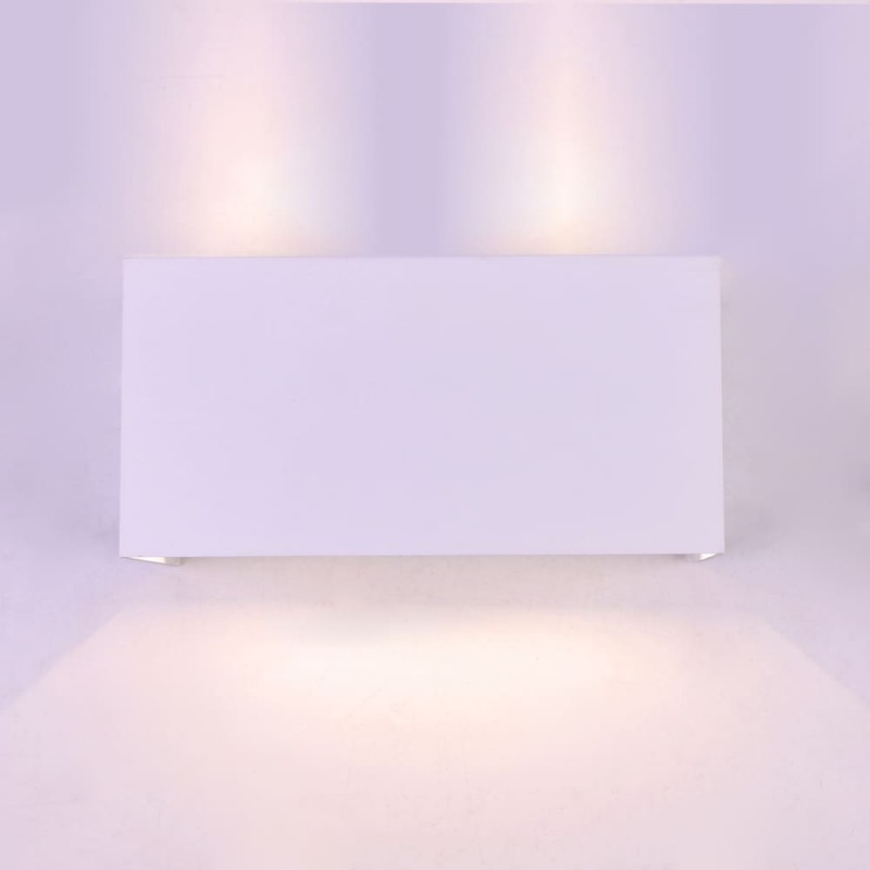 Applique IP54 Cube LED 4x5W 4000K Blanc