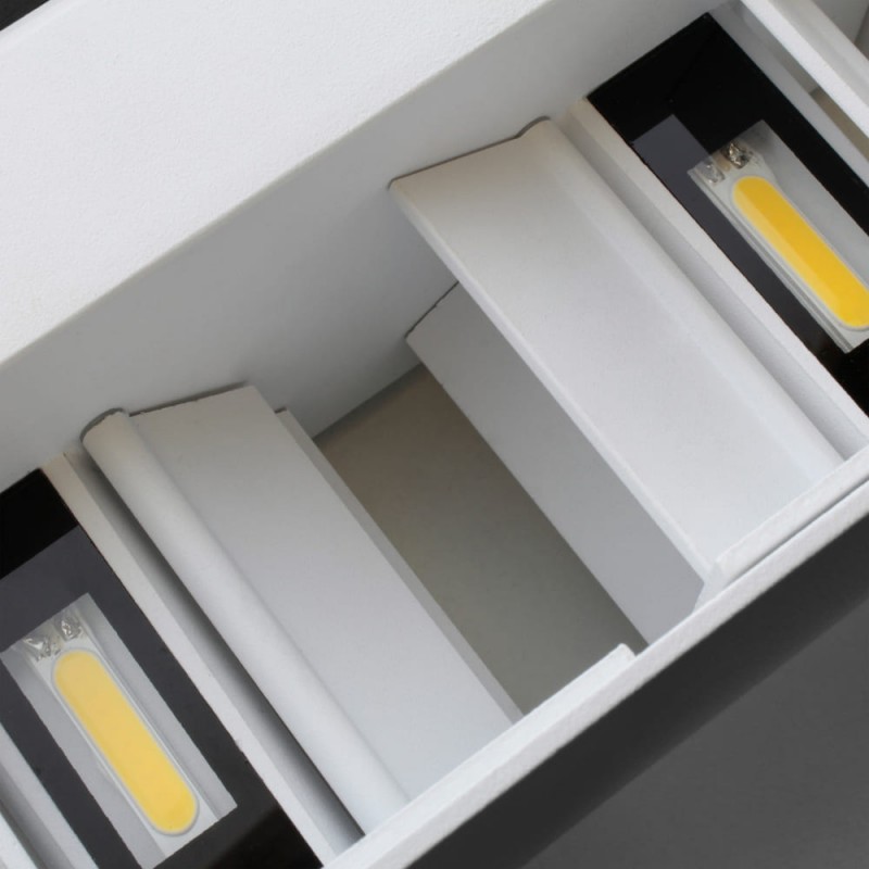 Cube Wall Light IP54 LED 4x5W 4000K White