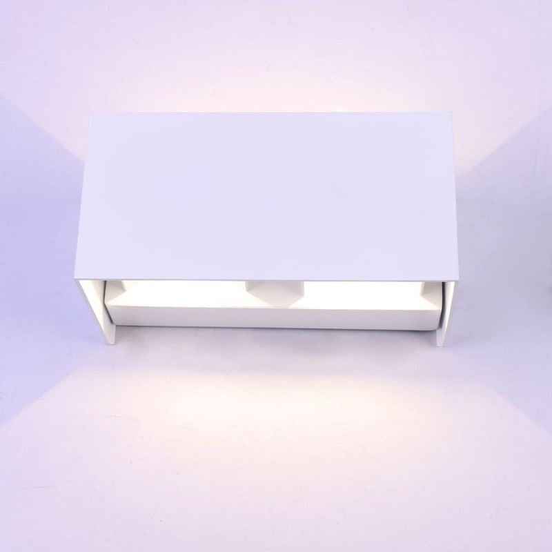 Cube Wall Light IP54 LED 4x5W 4000K White