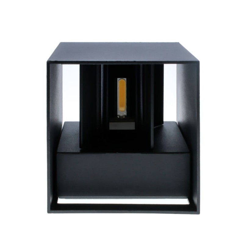 Applique murale SMART LED IP54 Cube 2x5W Anthracite