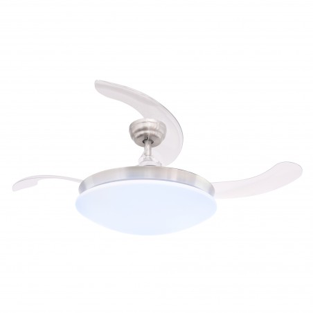Maria DC LED Ceiling Fan 3CCT Hidden Speaker Foldable Blades