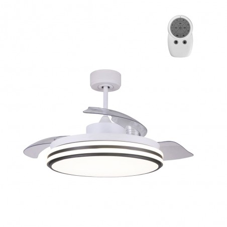 Ventilador DC Louis - 35W color blanco y mando