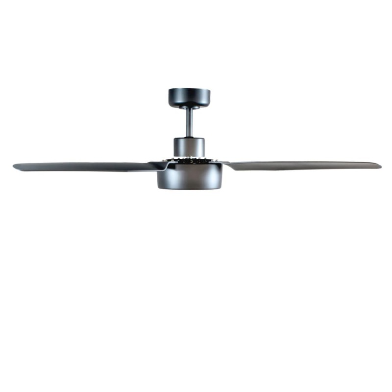 Ventilateur DC Cimio LED 22W 3CCT Acier titan Installation facile