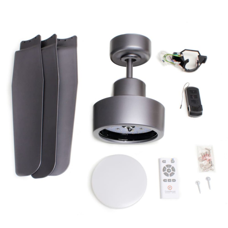 Ventilador DC Cimio - Fácil instalación desmontaje de piezas