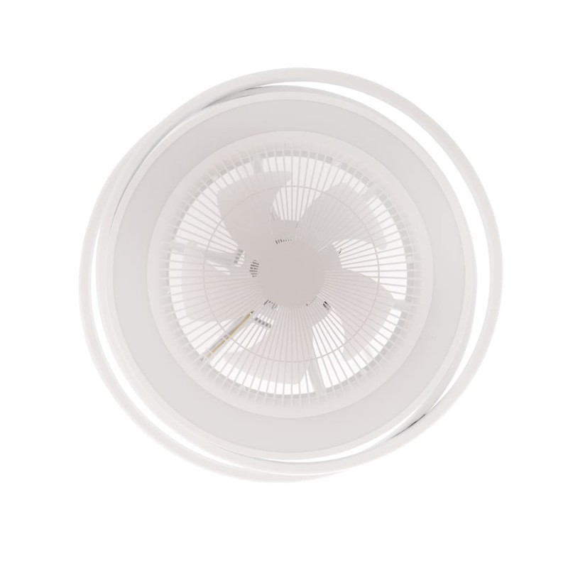 Ventilador de techo LED AC Andrea - CCT visto de planta