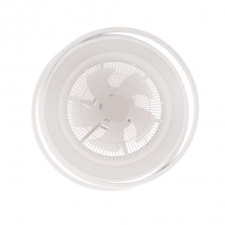 Ventilador de techo LED AC Andrea - CCT visto de planta