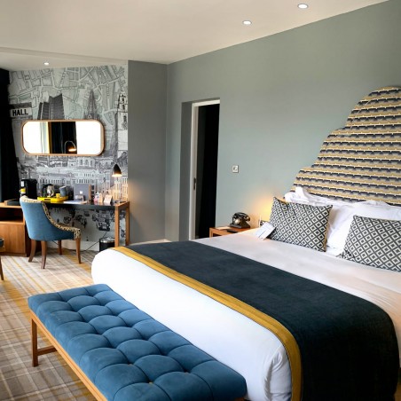 Habitación decorada con Empotrables Know de 6W encendidos