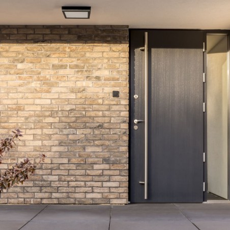 Know LED Flush Mount 18W IP54 Square Anthracite Grey