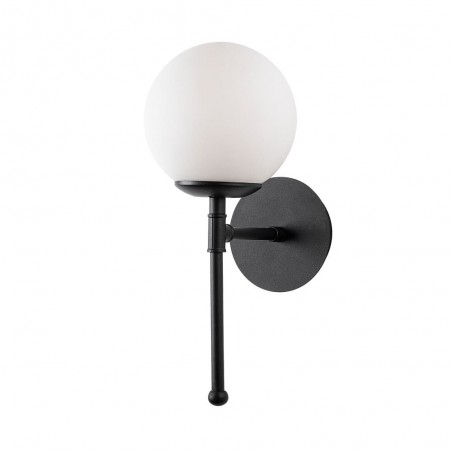 Model 8 Deco 1-light Wall Lamp Black