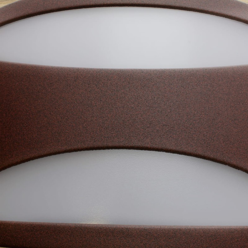 Detalle Aplique IP54 Mint 1xE27 Marrón óxido