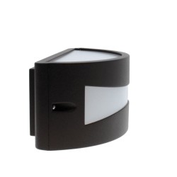 Aplique IP54 Mota 1xE27 Antracita visto de perfil