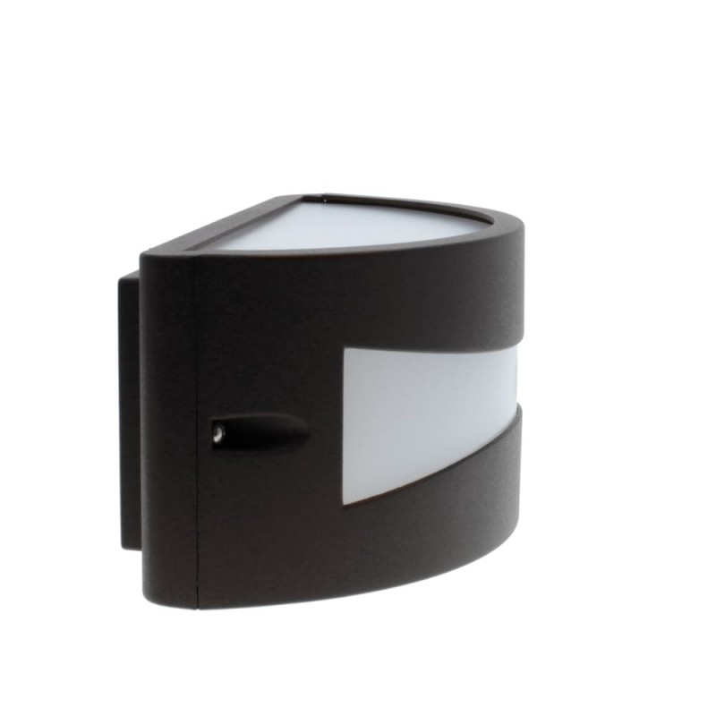 Aplique IP54 Mota 1xE27 Antracita visto de perfil