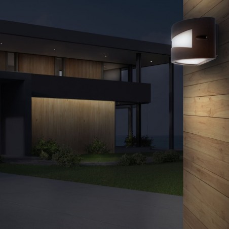 Mota Outdoor Wall Lamp IP54 1xE27 Rust Brown