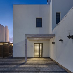 Patio exterior decorado con Aplique IP44 Nera 1xE27