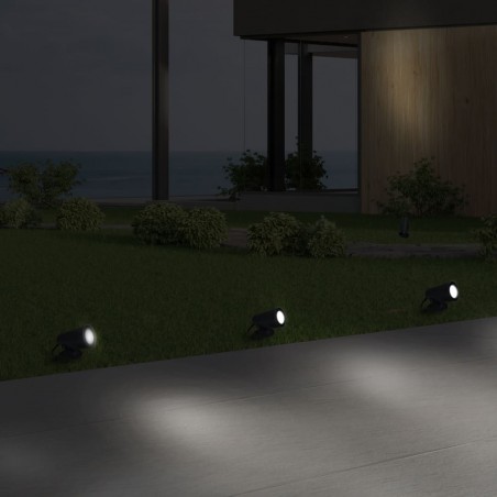 Jardín con suelo iluminado con Aplique y baliza IP65 Put led 12W