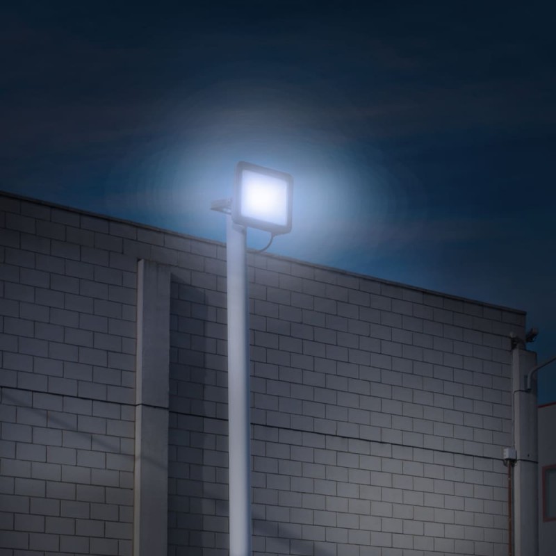 Exterior iluminado con Proyector LED Luxek 20W 6400K