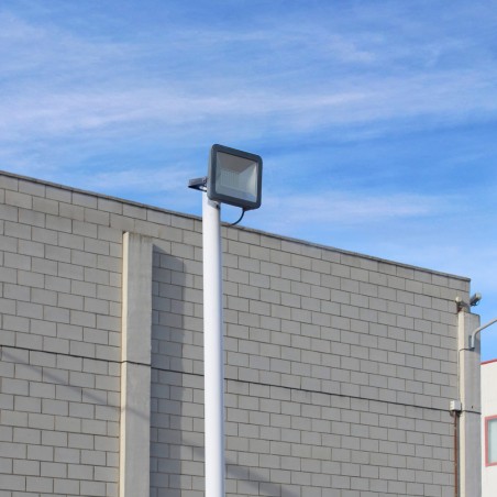 Poste exterior con Proyector LED Luxek 20W 6400K