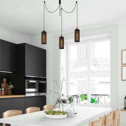 Suspension Modèle 13 Deco 3 Lumière Noire Déplacé