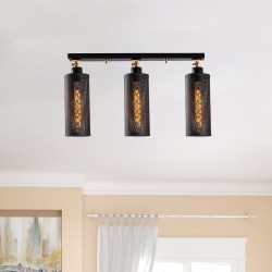 Réglette Modèle 13 Deco 3 Lumières Noire