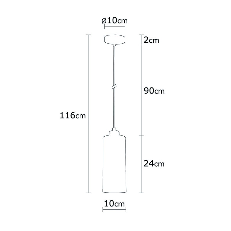 Suspension Modèle 13 Deco 1 Lumière Noire
