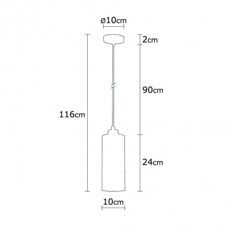 Suspension Modèle 13 Deco 1 Lumière Noire