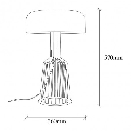 Model 14 Deco Table lamp Black