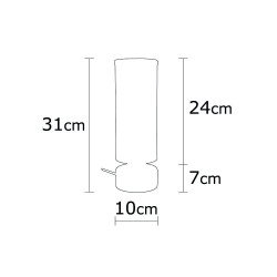 Model 13 Deco Table lamp Black