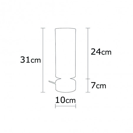 Model 13 Deco Table lamp Black