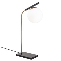 Lampe de table Modèle 15 Déco Noir et Doré