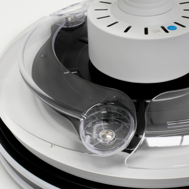 Detalle pala plegable Ventilador de techo DC Louis 35W LED CCT Dimmable Blanco