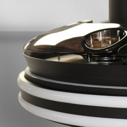 Detalle palas plegables Ventilador de techo DC Louis 35W LED CCT Dimmable Negro