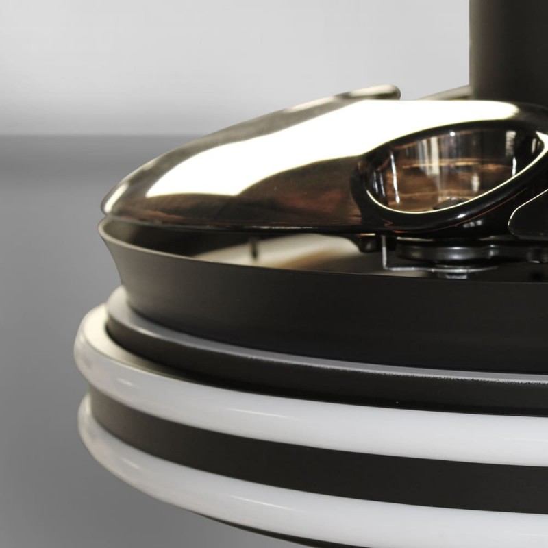 Detalle palas plegables Ventilador de techo DC Louis 35W LED CCT Dimmable Negro