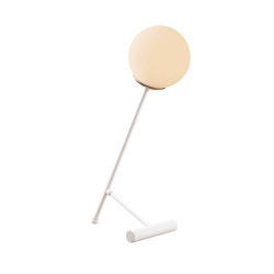 Lampe de table Blanche Modèle 17 Déco Abat-jour Opal