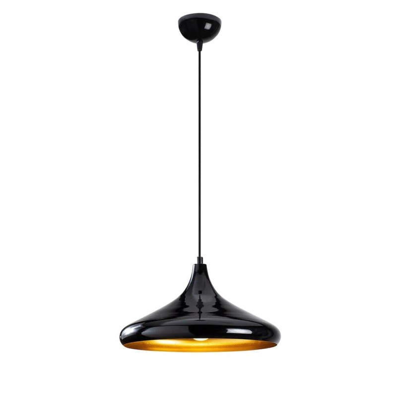 Suspension Noire Modèle 24 Déco Intérieur Doré