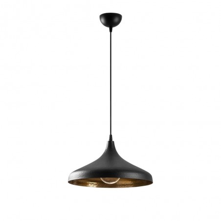 Suspension Modèle 23 Déco Noir Intérieur Doré