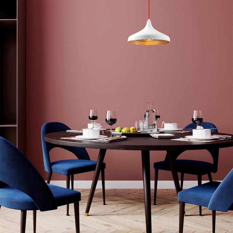 Suspension Blanche Modèle 23 Déco Intérieur Doré