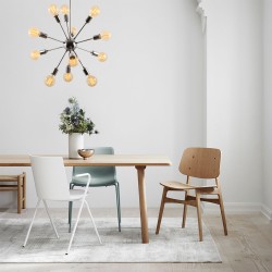 Model 31 Deco 10-light Sputnik Sphere Chandelier