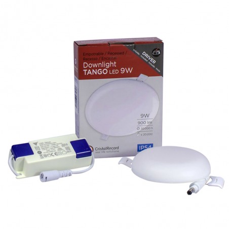 Tango LED Downlight IP54 9W 3000K