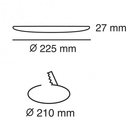 Tango LED Downlight IP54 36W 4000K